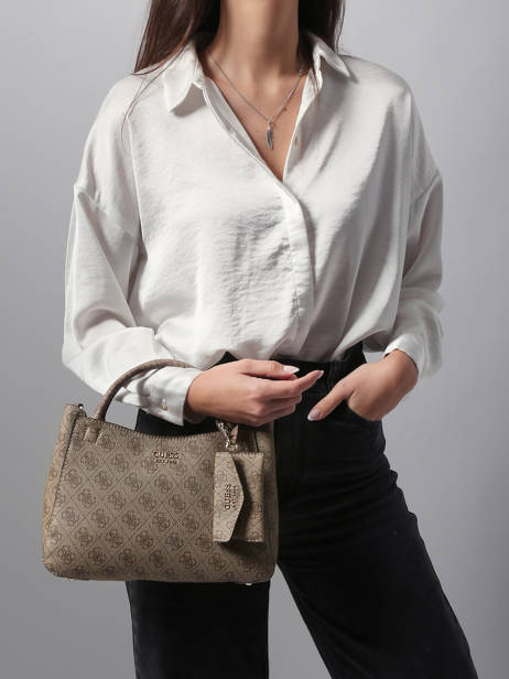 Handtas Brenton Guess Bruin brenton LG964805 ander zicht 1